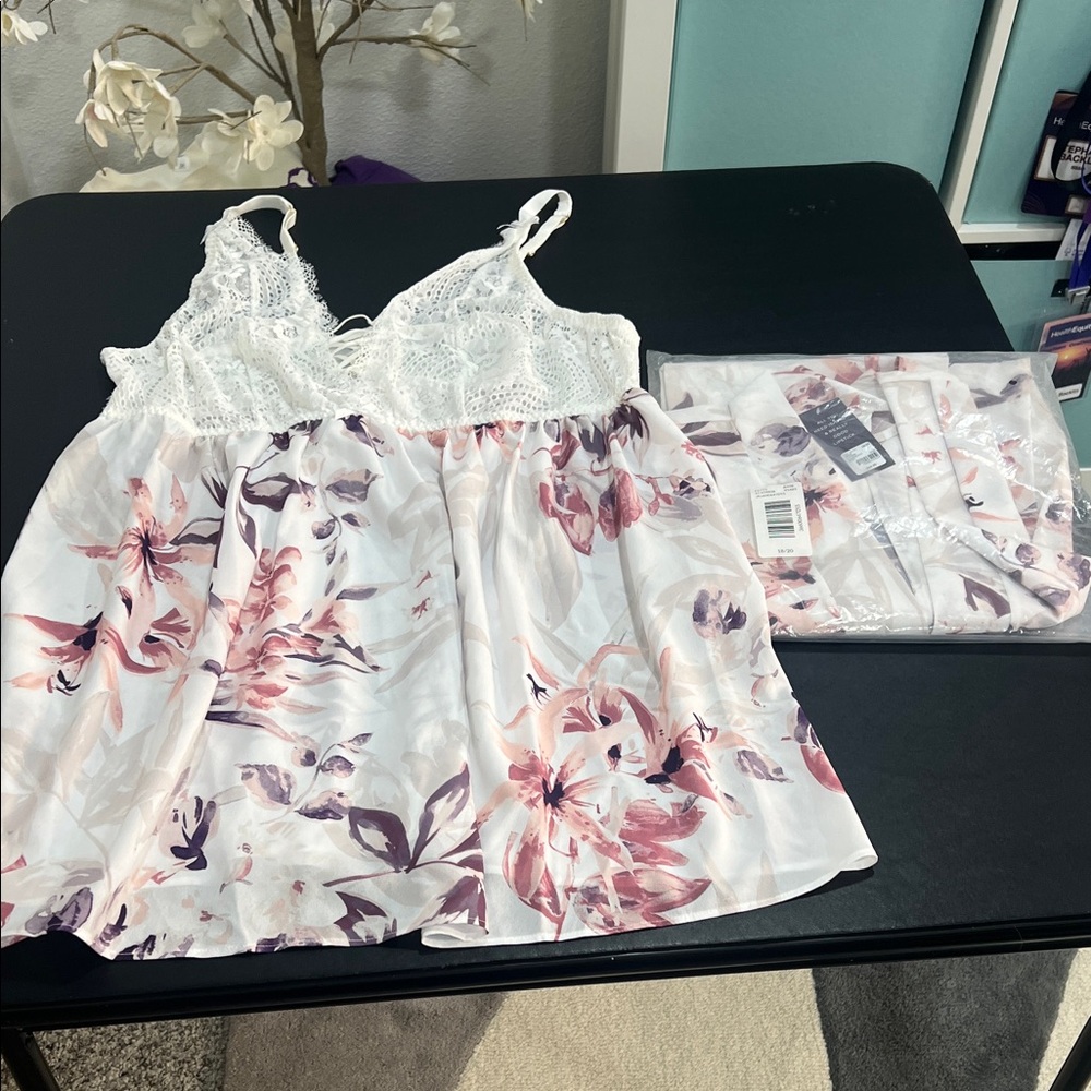 Lane Bryant Floral Print Fabric